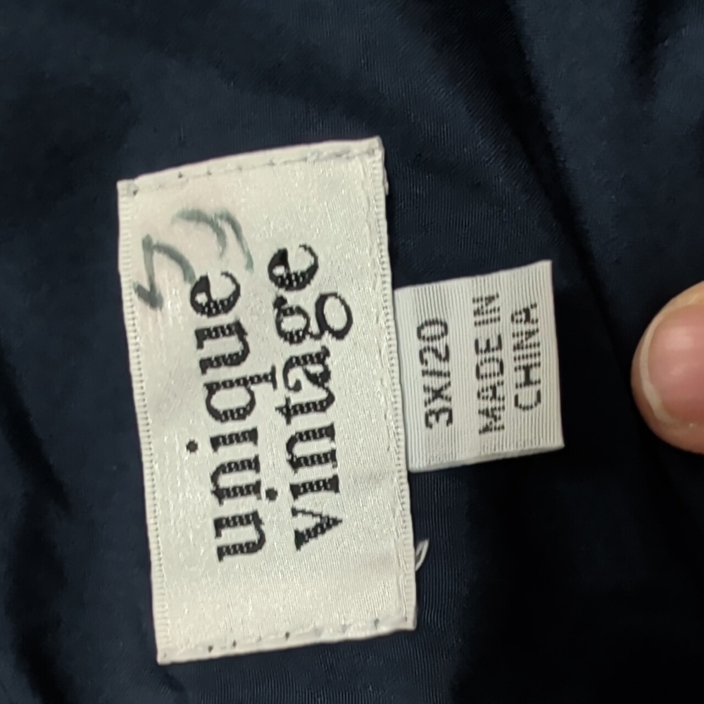 Unique Vintage Keyhole Front Tie Blue Plaid Midi Dress - Picture 5 of 7